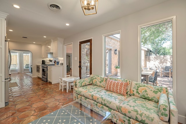 view of living room