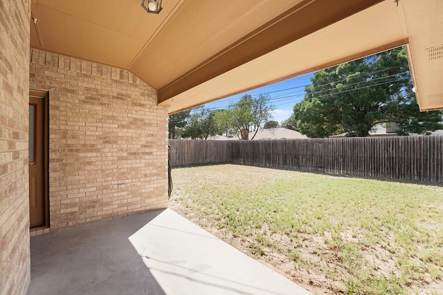 4910 Rio Grande Ave, Midland, TX 79707 - fenced backyard featuring a patio