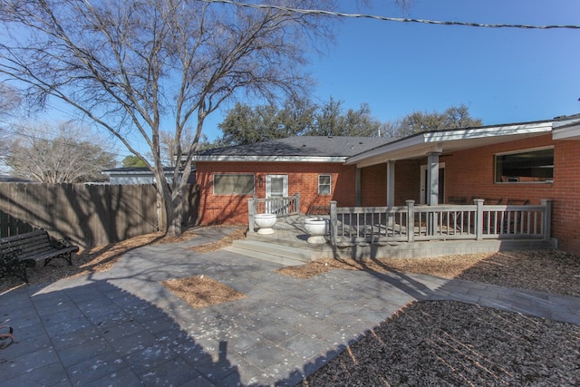 view of rear view of house