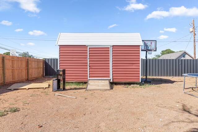 101 Waverly Dr, Midland, TX 79703 - view of shed with a fenced backyard