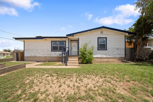 601 Caylor Dr, Big Spring, TX 79720 - view of ranch-style home