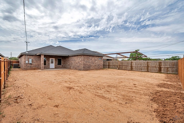603 S Benton, Midland, TX 79701 - rear view of property with a fenced backyard