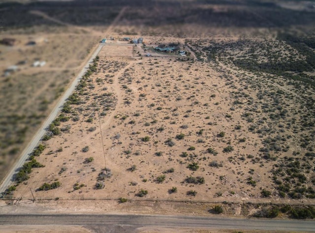 aerial view featuring a rural view