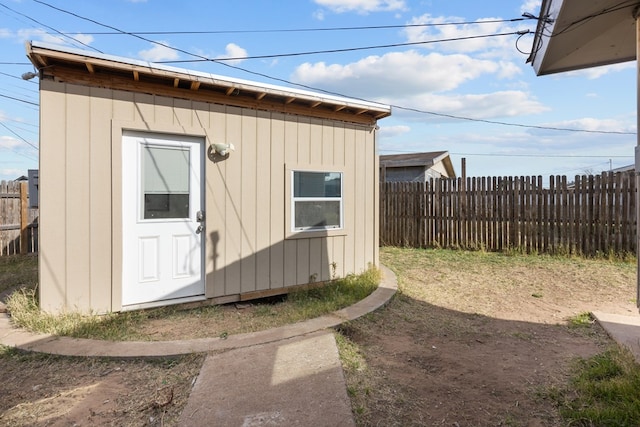 view of outbuilding