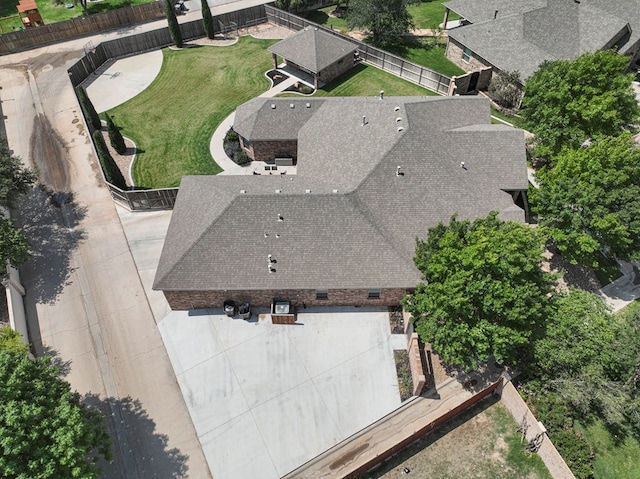 801 Keystone Ct, Midland, TX 79705 - view from above of property
