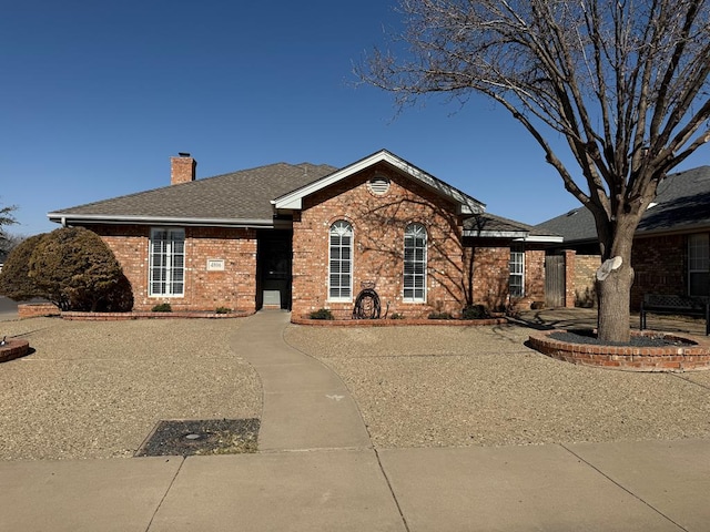 view of ranch-style house