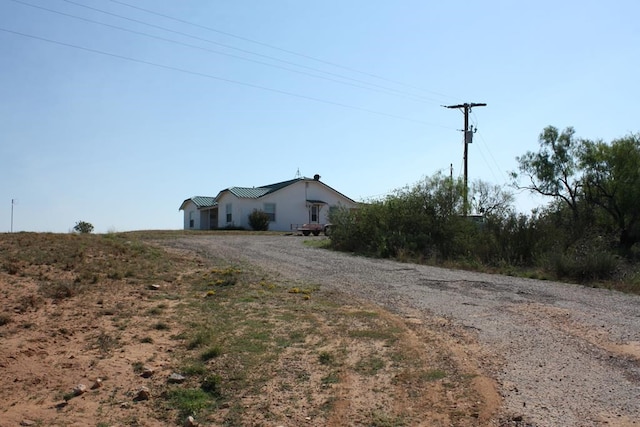 view of road