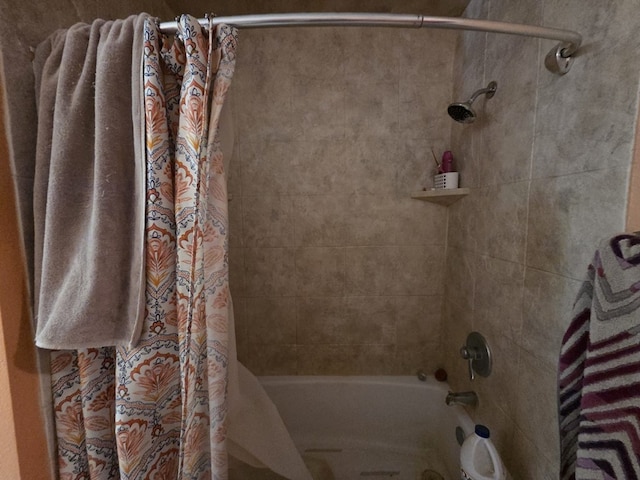 6208 E County Rd 84, Midland, TX 79706 - bathroom featuring shower / bath combination with curtain