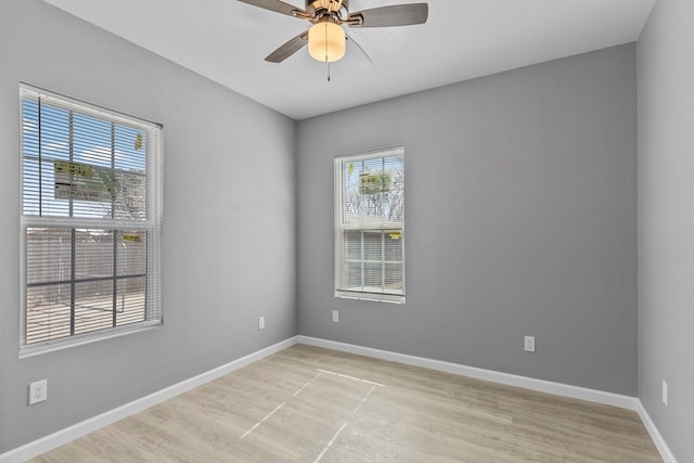 1344 E 5th St, Odessa, TX 79761 - empty room featuring ceiling fan and baseboards