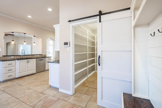 pantry with sink