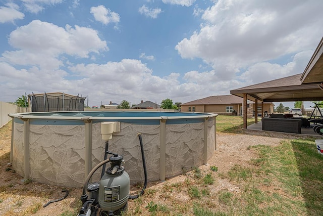 view of pool