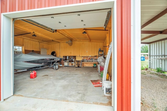 312 N Main St, Coahoma, TX 79511 - view of garage