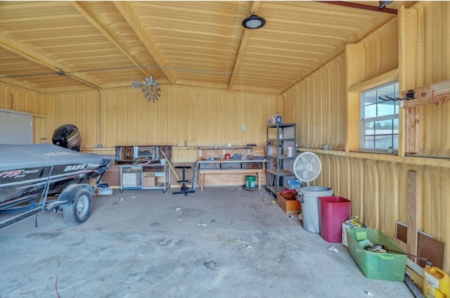 312 N Main St, Coahoma, TX 79511 - storage area featuring a garage