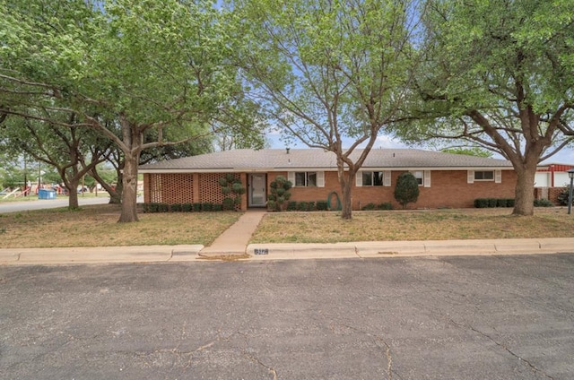 312 N Main St, Coahoma, TX 79511 - ranch-style home with brick siding