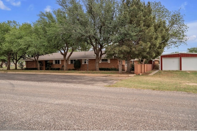 312 N Main St, Coahoma, TX 79511 - ranch-style home with a garage