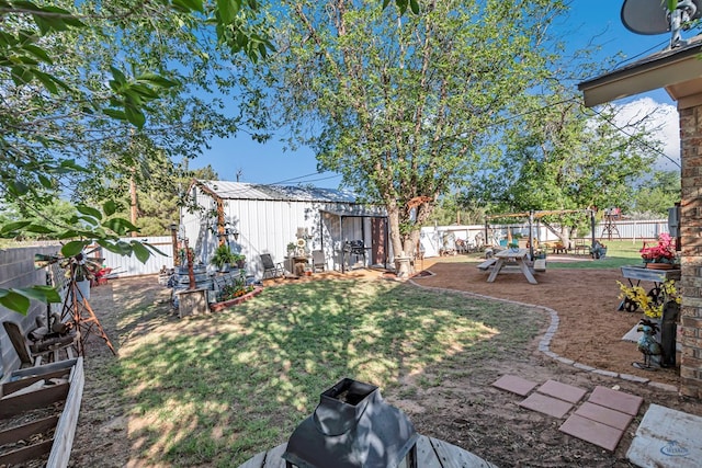 1412 Sparks St, Midland, TX 79701 - view of yard featuring a playground