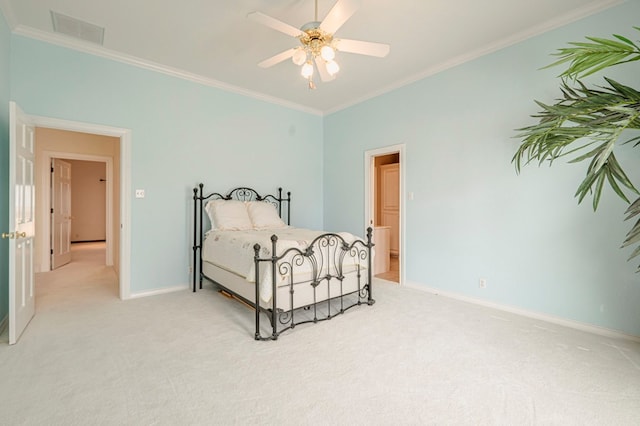 spacious closet featuring light carpet