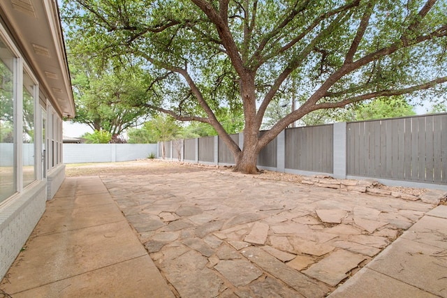 view of patio / terrace featuring a fenced backyard