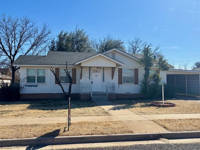 view of front of property