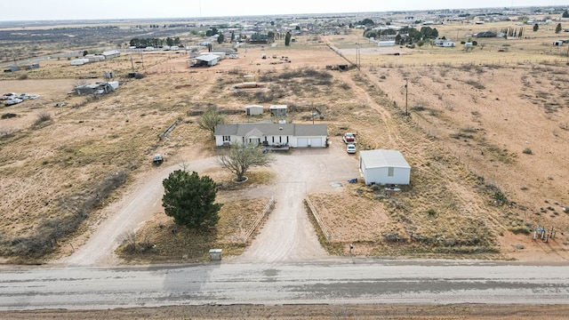 6308 S County Rd 1182, Midland, TX 79706 - birds eye view of property with a rural view