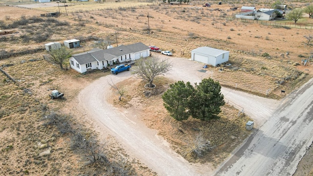 6308 S County Rd 1182, Midland, TX 79706 - drone / aerial view featuring a rural view