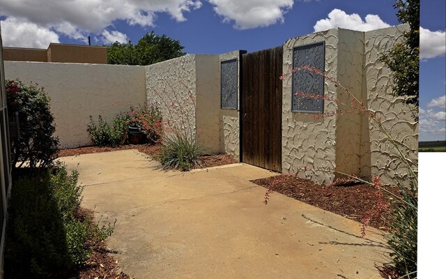 3619 W Wadley Ave, Midland, TX 79707 - view of patio / terrace with a gate