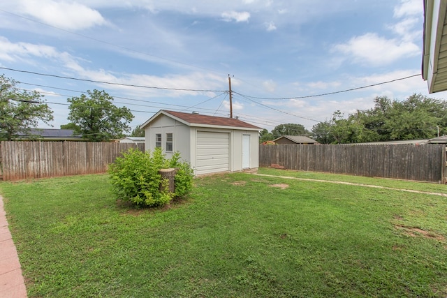 2702 Ann Dr, Big Spring, TX 79720 - fenced backyard with an outbuilding