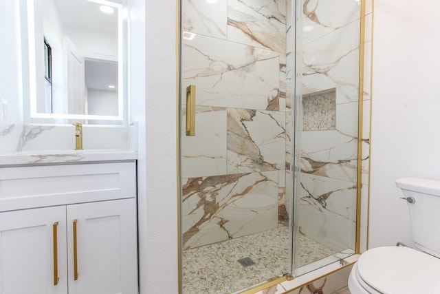 2702 Ann Dr, Big Spring, TX 79720 - bathroom featuring a marble finish shower and vanity
