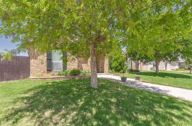 5305 Deer Run, Midland, TX 79707 - view of property hidden behind natural elements with stone siding