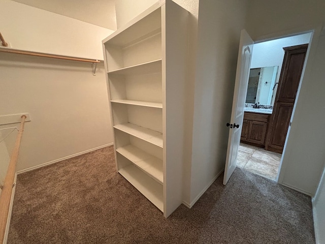 4304 San Pedro Ct, Midland, TX 79707 - walk in closet featuring carpet flooring