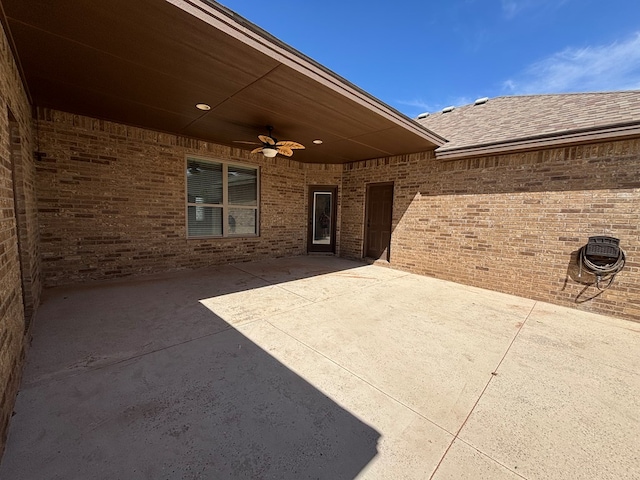 4304 San Pedro Ct, Midland, TX 79707 - view of patio / terrace featuring ceiling fan