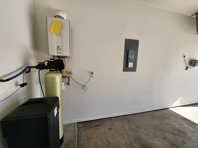 utility room with electric panel