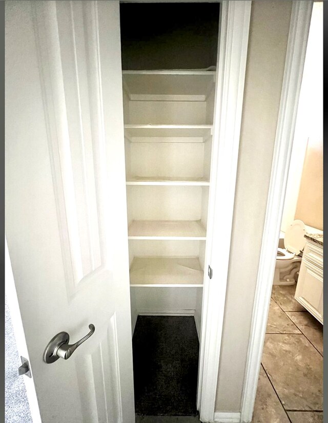 view of closet