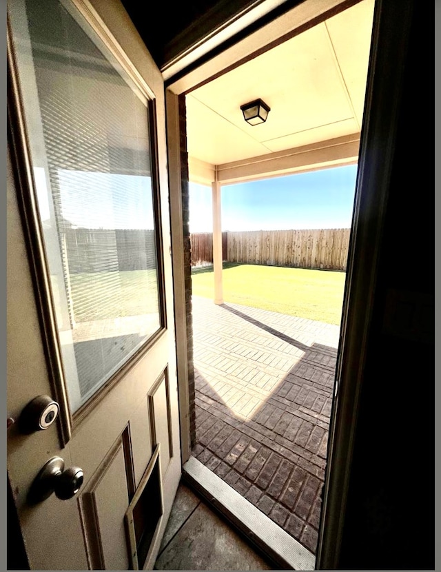 view of entryway