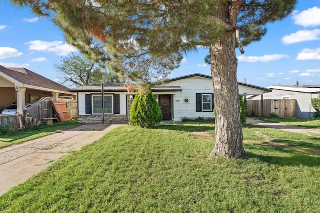 3804 Cedar Spg, Midland, TX 79703 - ranch-style house with stone siding