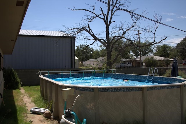 view of pool