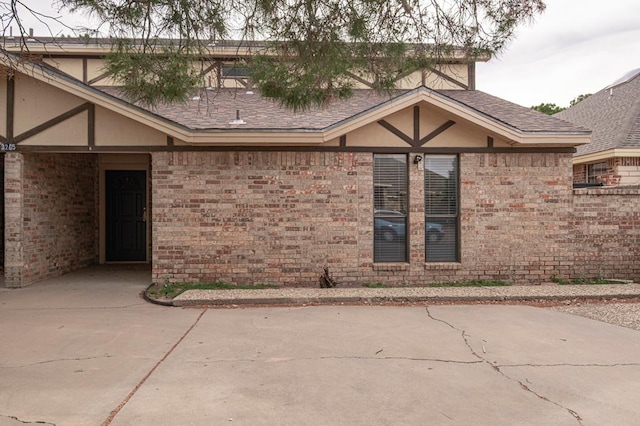 3205 Dentcrest Dr Unit B, Midland, TX 79707 - property entrance with brick siding