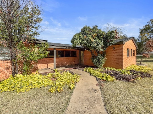 view of ranch-style house