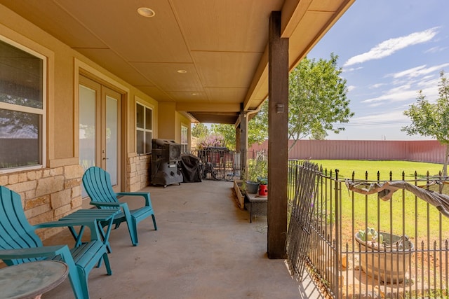 6811 Elkins Rd, Midland, TX 79705 - view of patio
