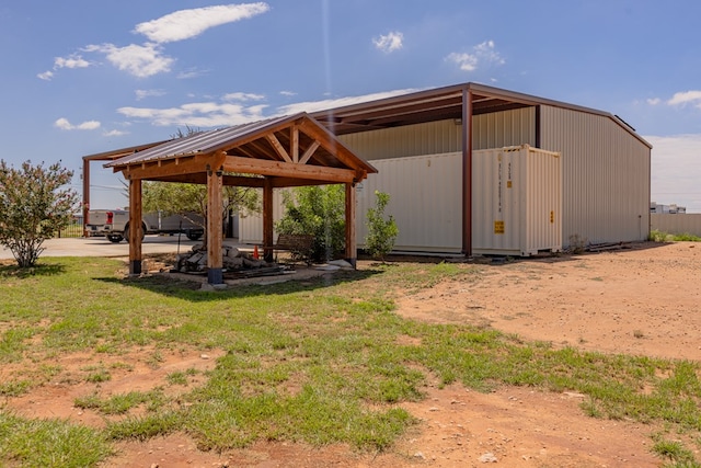 6811 Elkins Rd, Midland, TX 79705 - view of yard with a gazebo