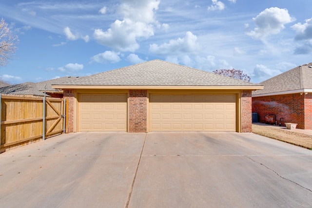 exterior space featuring fence