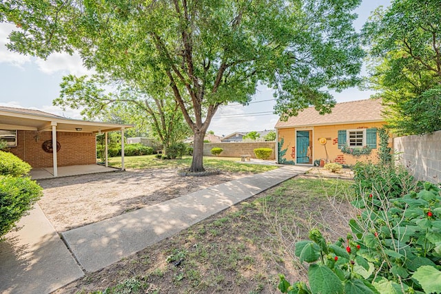 3525 Stanolind Ave, Midland, TX 79707 - fenced backyard featuring a patio