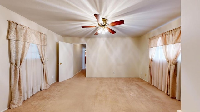 3525 Stanolind Ave, Midland, TX 79707 - carpeted empty room featuring ceiling fan