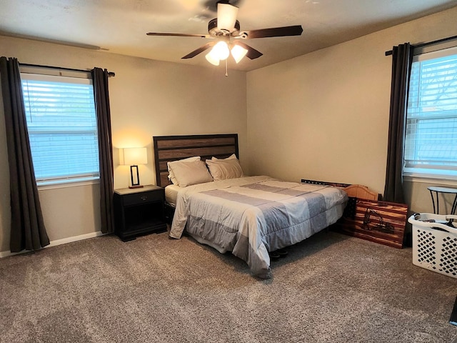501 W Scharbauer Dr Unit 30, Midland, TX 79705 - carpeted bedroom with ceiling fan