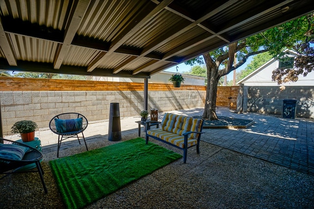 view of patio