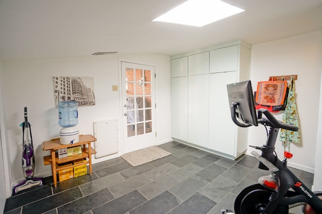 view of exercise room