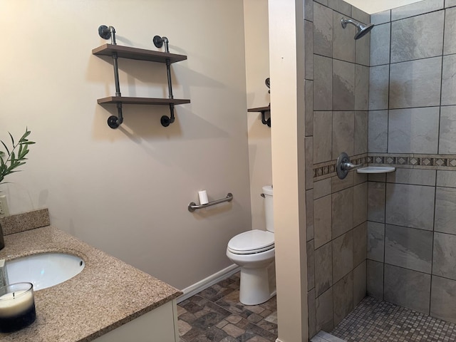1207 Kansas, Midland, TX 79705 - bathroom with vanity and tiled shower