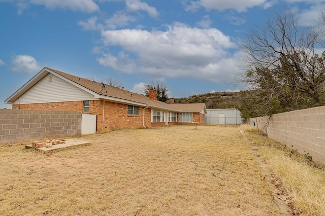 view of back of house