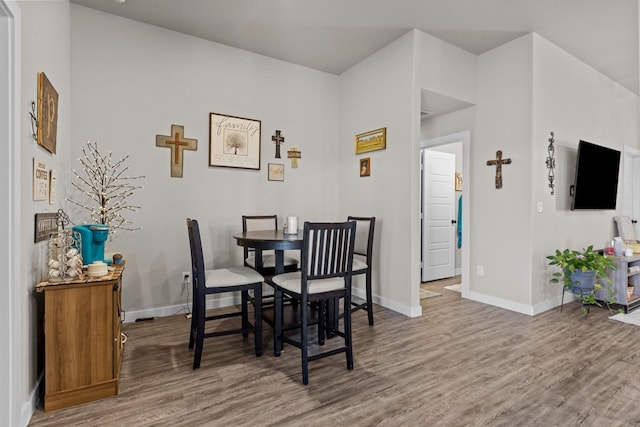 1201 Bajada St, Midland, TX 79705 - dining space featuring wood finished floors and baseboards