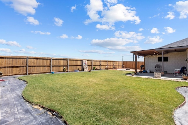 1201 Bajada St, Midland, TX 79705 - view of yard with a patio area